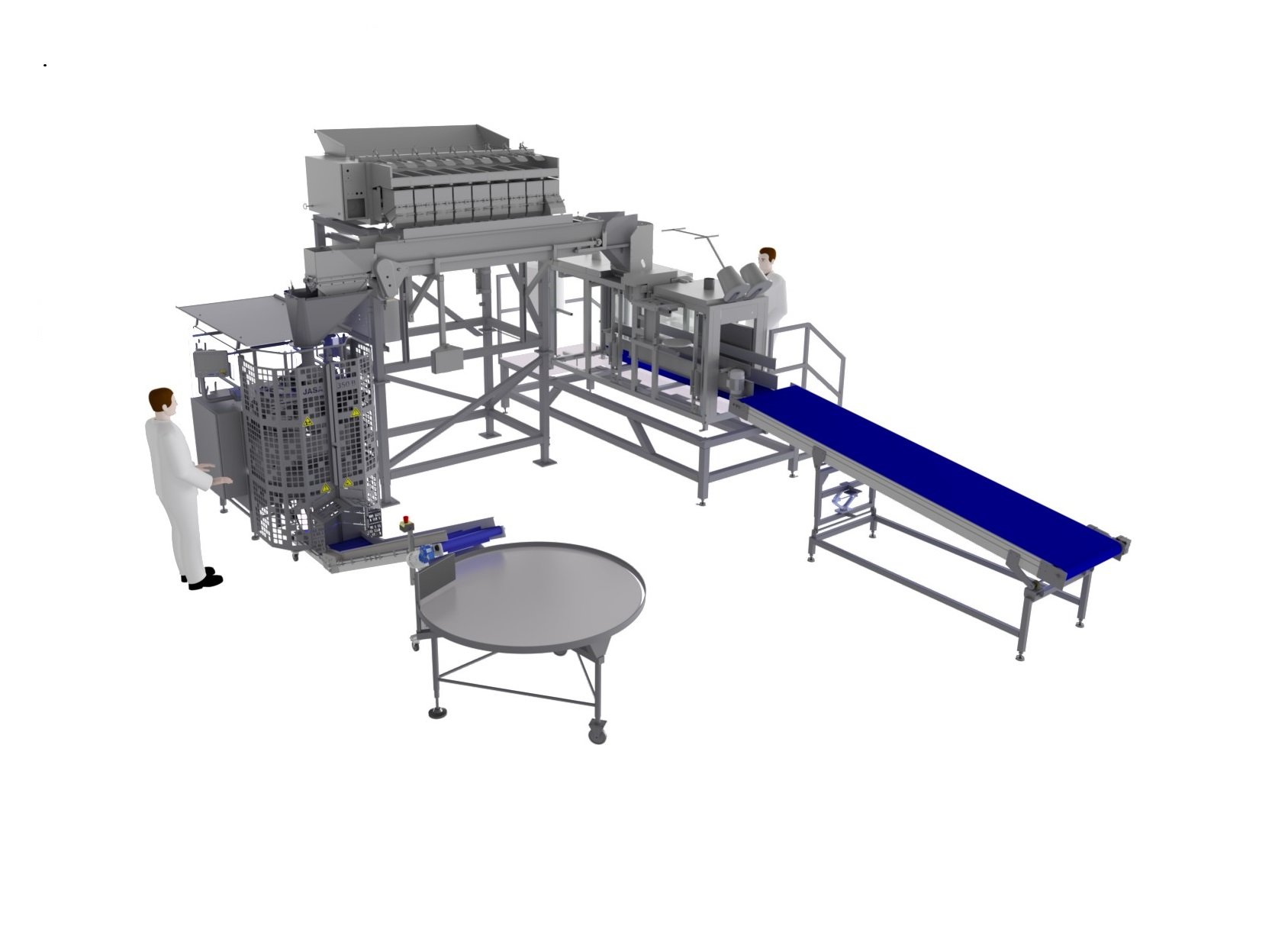 Onion packaging line